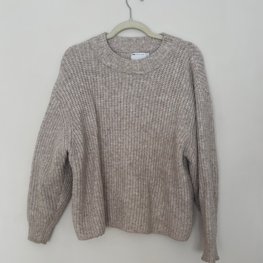 Chunky Cozy Beige Sweater